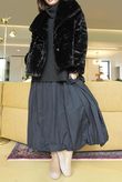 Paloma Pouf Layering Dress Black